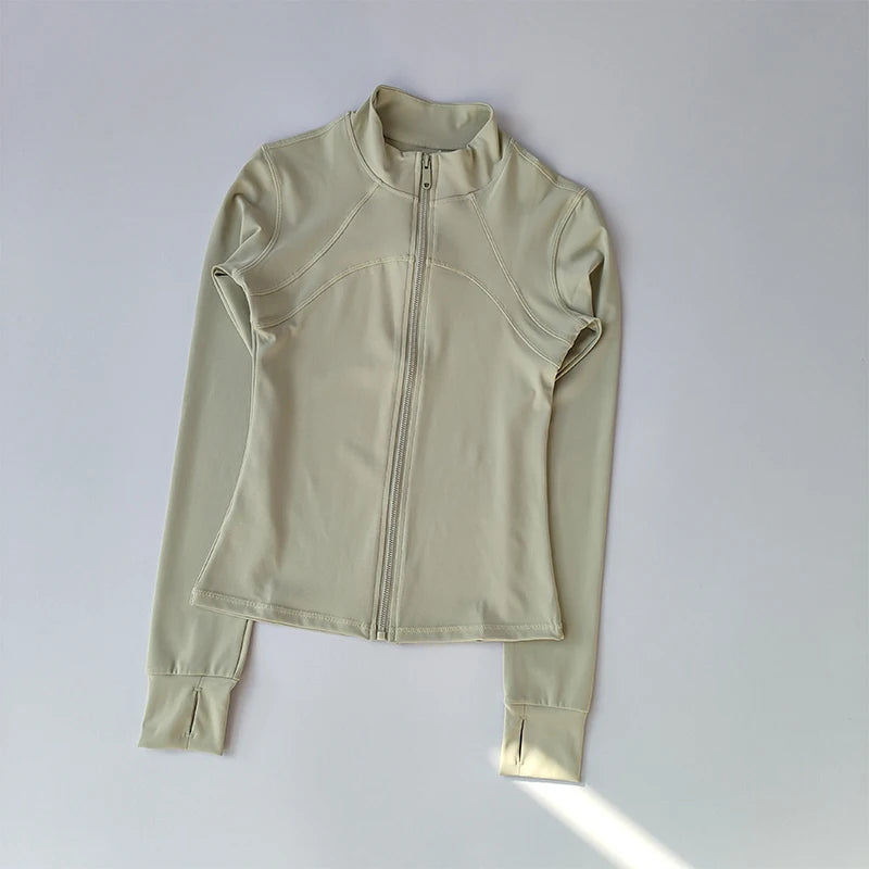 High-Collar Windproof Sports Jacket