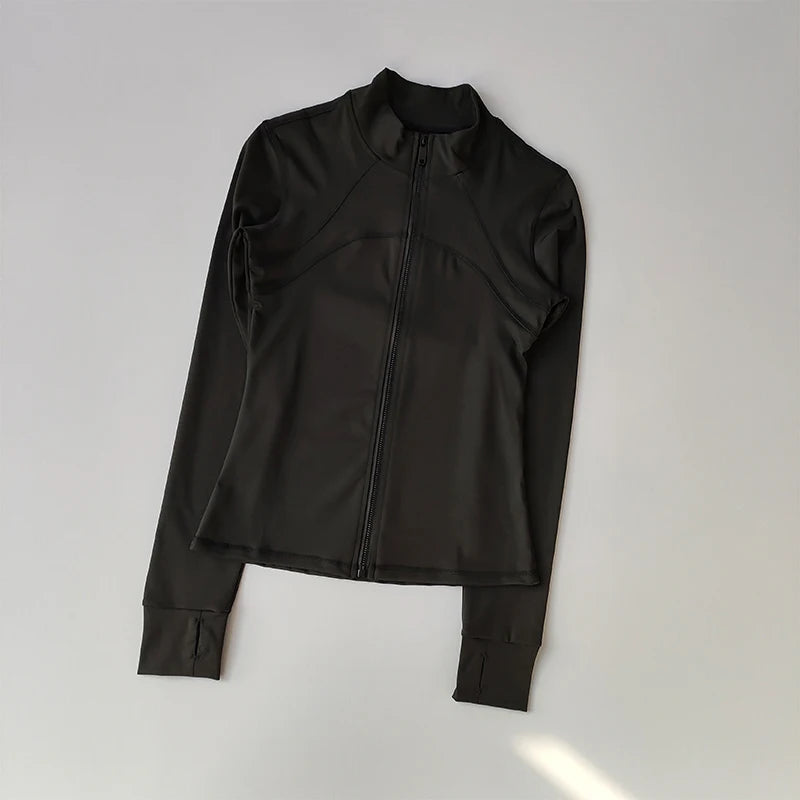 High-Collar Windproof Sports Jacket