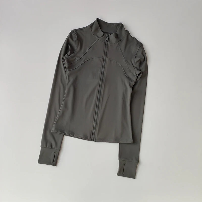 High-Collar Windproof Sports Jacket