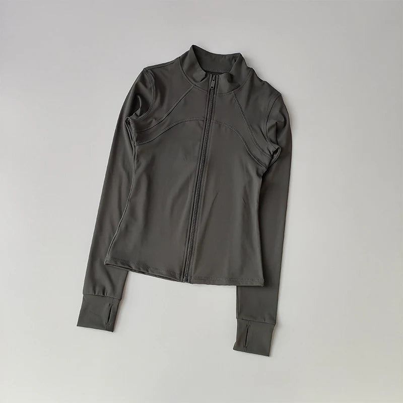 High-Collar Windproof Sports Jacket